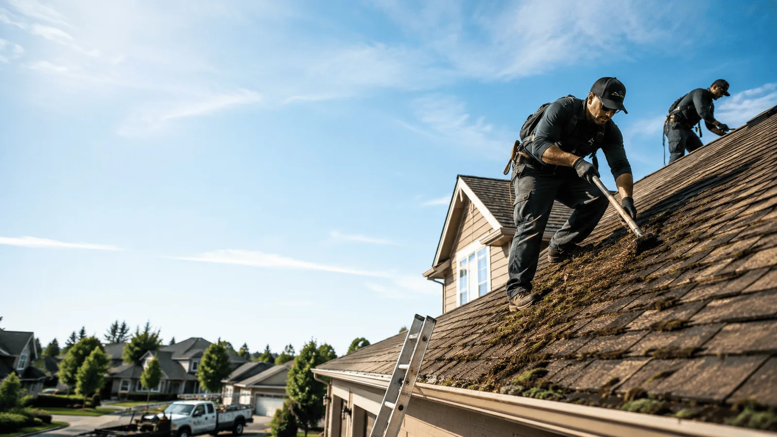 Roof Moss Removal in Plainville, GA near me